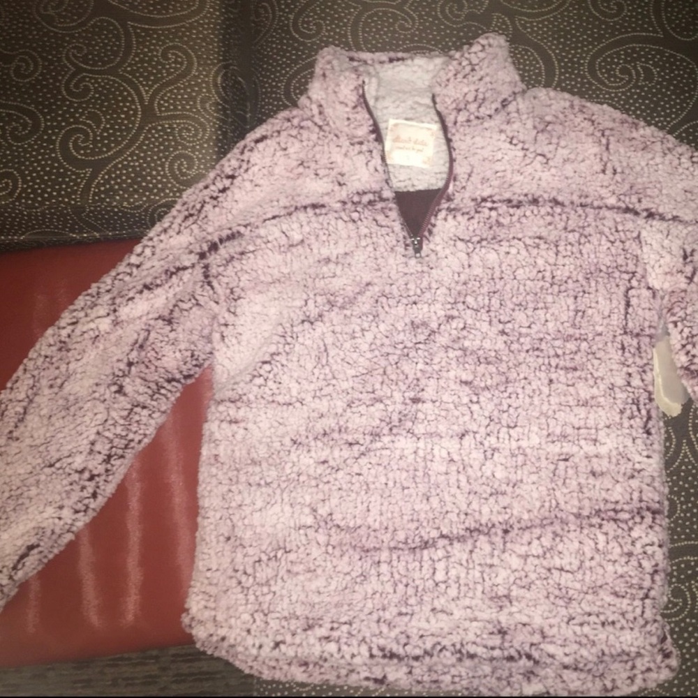 BURGUNDY SOFT CHUBBY SWEATER